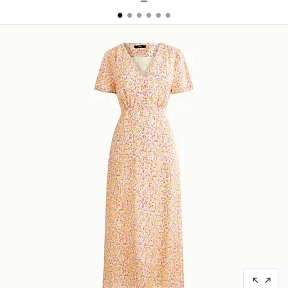 NWT J. Crew silky floral dress